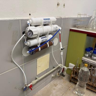 instalace revezní osmozy na Gybotu - sponzorský dar