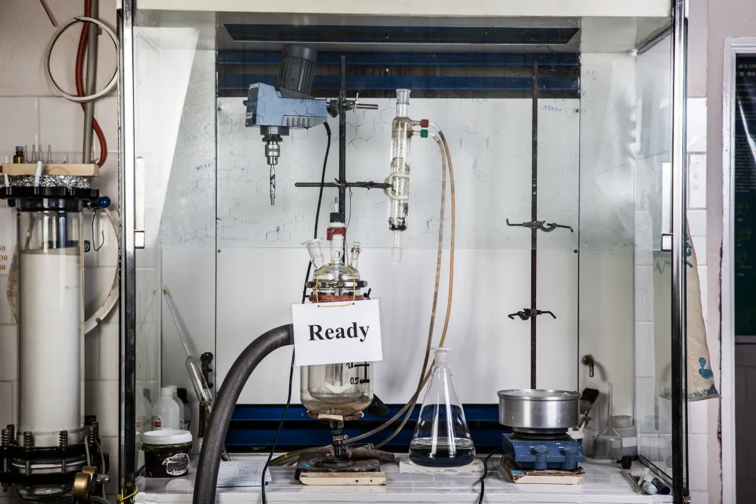 Smallest duplicator glass reactor 2 L